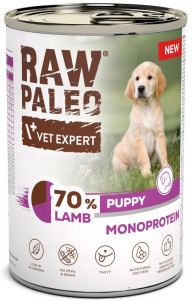 VetExpert Raw Paleo Dog Puppy Lamb 400g