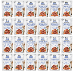 Brit Care Cat Pouch Sterilized Jelly Duck 24x85g