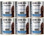 JohnDog Pure Black Sensi Morszczuk Hypo 6x800g