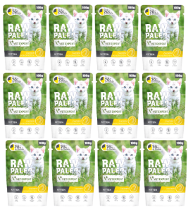 VetExpert Raw Paleo Cat Kitten Chicken 12x100g