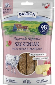 Baltica  Snack Paski Szczeniak Jagnięcina 90g