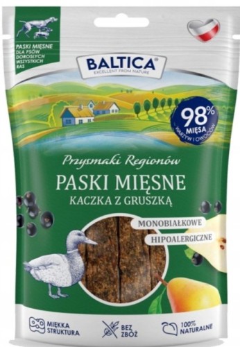 Baltica Snack Paski Kaczka Gruszka 90g