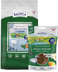 Baltica Cielęcina z jagnięciną M/L 9kg + Prezent