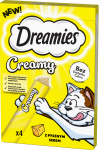 DREAMIES Creamy Przysmak dla kota Ser 4x10g