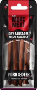BUBA More Meat Kabanosy wieprzowina jeleń 70g