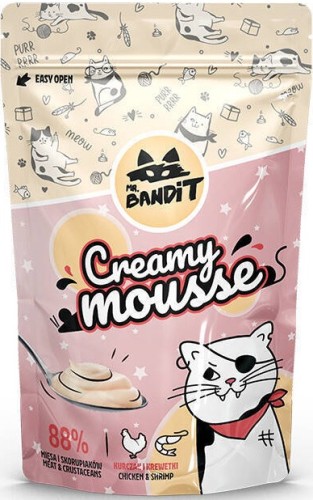 Mr.Bandit Cat Creamy Mousse Kurczak Krewetki 60g