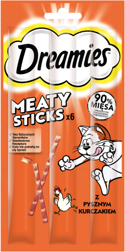 DREAMIES Meaty Sticks z Łososiem 30g