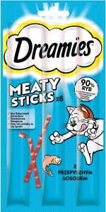 DREAMIES Meaty Sticks z Łososiem 30g