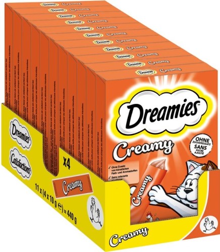 DREAMIES Creamy Przysmak dla kota Kurczak 4x10g 11szt