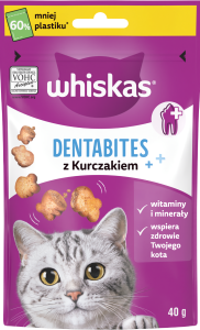 Whiskas Przysmak DentaBites Kurczak 40g