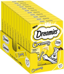 DREAMIES Creamy Przysmak dla kota Ser 4x10g 11szt