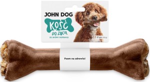 JohnDog Kość z końskiej skóry 17cm