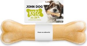 JohnDog Kość z dodatkiem strusia 17cm