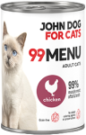 JohnDog ForCat  99 Menu Adult Kurczak 400g