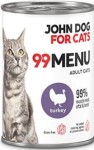 JohnDog ForCat  99 Menu Adult Indyk 400g