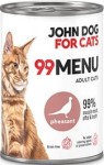 JohnDog ForCat  99 Menu Adult Bażant 400g