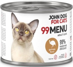 JohnDog ForCat  99 Menu  Adult Perliczka 200g