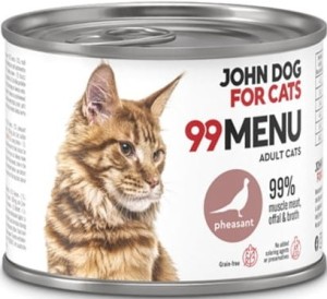 JohnDog ForCat  99 Menu  Adult Bażant 200g