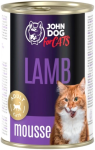 JohnDog For cats Mousse jagnięcina mus 400g