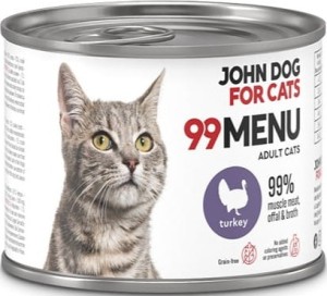 JohnDog For Cat  99 Menu Adult Indyk 200g