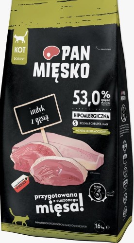 Pan Mięsko Kot Indyk Gęś S 1,6kg
