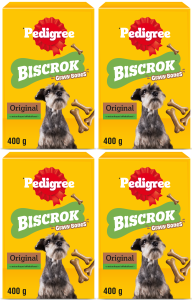 PEDIGREE Przysmak Biscrok Gravy Bones 4x400g