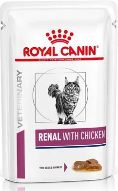 Royal Canin Veterinary Cat Renal Chicken Gravy 12x85g