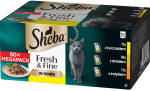 SHEBA Fresh & Fine drobiowe smaki 50x50g