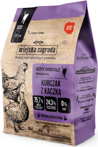 Wiejska Zagroda Kot Sucha Kurczak z Kaczką 400g