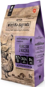 Wiejska Zagroda Kot Sucha Kurczak z Kaczką 5kg