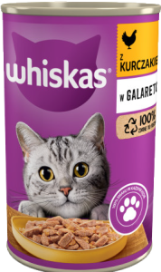 Whiskas Mokra Kurczak w galaretce 400g
