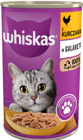 Whiskas Mokra Kurczak w galaretce 400g