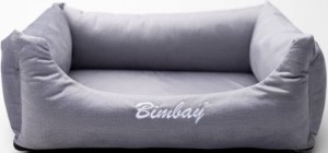 BIMBAY Kanapa Zamszowa 2 80x65 szara
