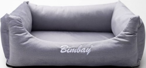 BIMBAY Kanapa Zamszowa 2 80x65 szara