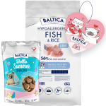 Baltica Monoprotein Adult Light Fish Rice M 12kg + Prezent