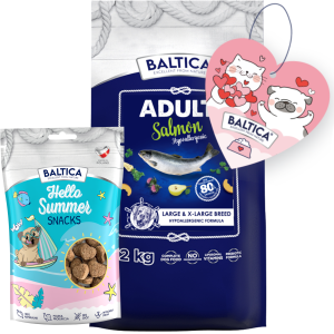 Baltica Salmon Hypoallergenic L/XL 12kg + Prezent
