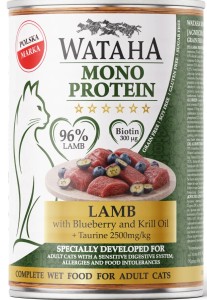 Wataha  Kot Mono Jagnięcina Borówka 400g
