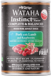 Wataha Instinct Wieprzowina Jagnięcina Malina 400g