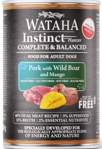 Wataha Instinct Wieprzowina Dzik Mango 400g