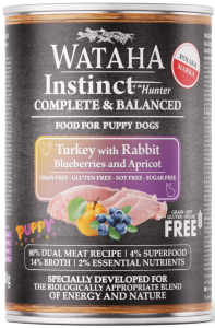 Wataha Instinct  Puppy Indyk Królik Morela 400g