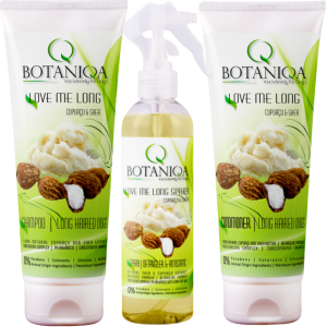 BOTANIQA Love Me Long Szampon 250ml + Odżywka 250ml + Spray 250ml