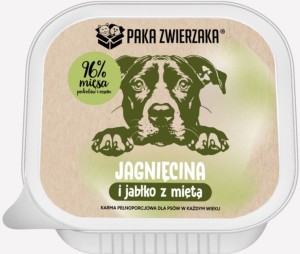 Paka Zwierzaka Mokra Tacka Jagnięcina Jabłko 150g