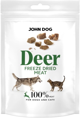 JohnDog Freeze Dried Deer 30g