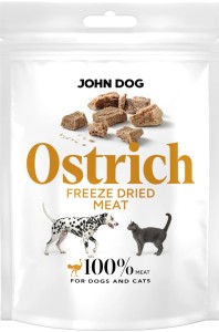 JohnDog Freeze Dried Ostrich 30g