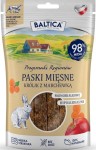 Baltica  Snack Paski Królik Marchew 90g