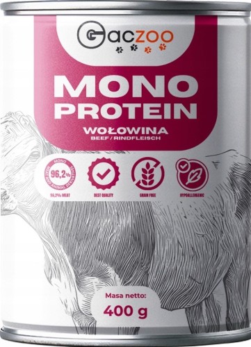 Gaczoo Mono Wołowina 400g