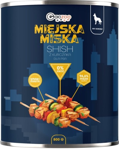 Gaczoo Miejska Miska Szaszłyk z Kurczaka 800g