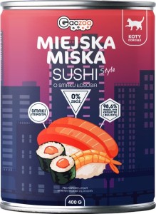 Gaczoo Kot Miejska Miska Sushi 400g