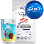 Baltica Monoprotein Adult Rabbit Rice M 12kg + piłka + przysmak 100g