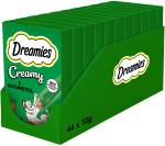 DREAMIES Creamy kremowe przysmaki dla kota z kocimiętką 44x10 g (440 g)